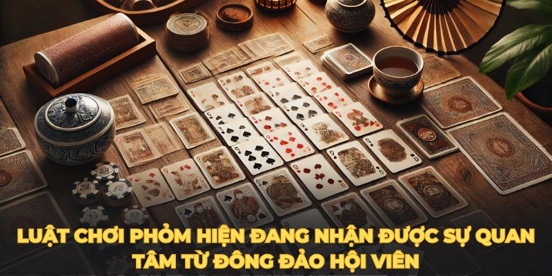 Luật chơi phỏm hiện đang nhận được sự quan tâm từ đông đảo hội viên